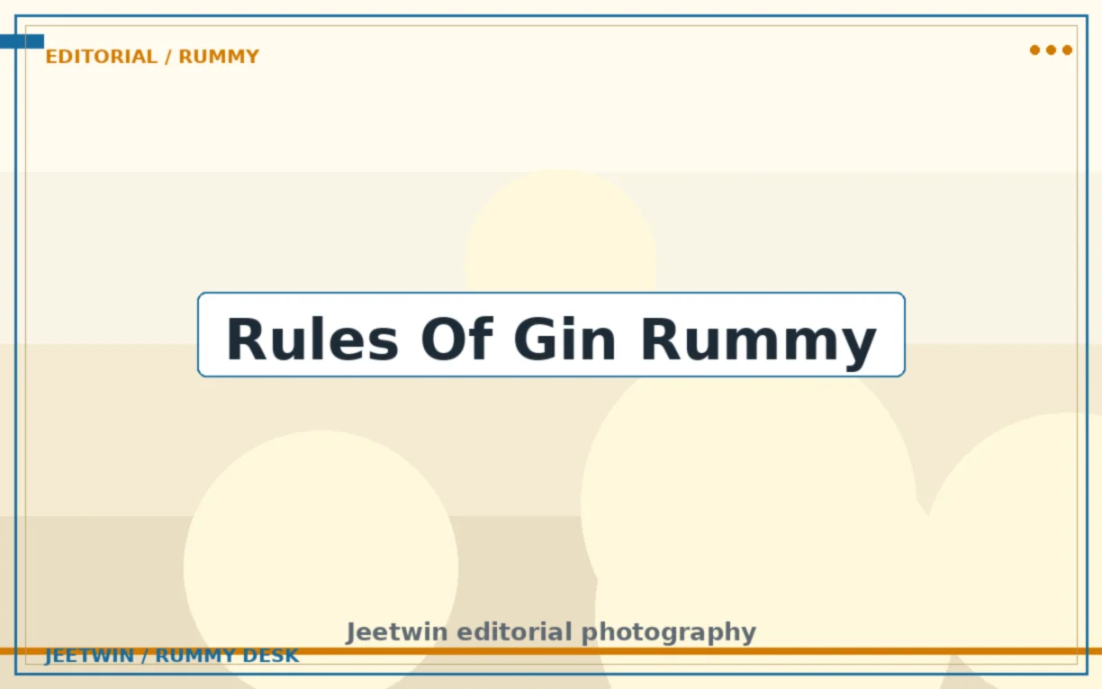 Gin rummy cards arranged in melds