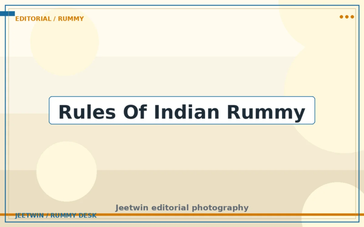 Indian rummy cards spread in sets and runs