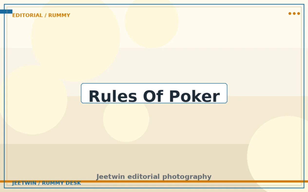 Rummy and poker cards side by side