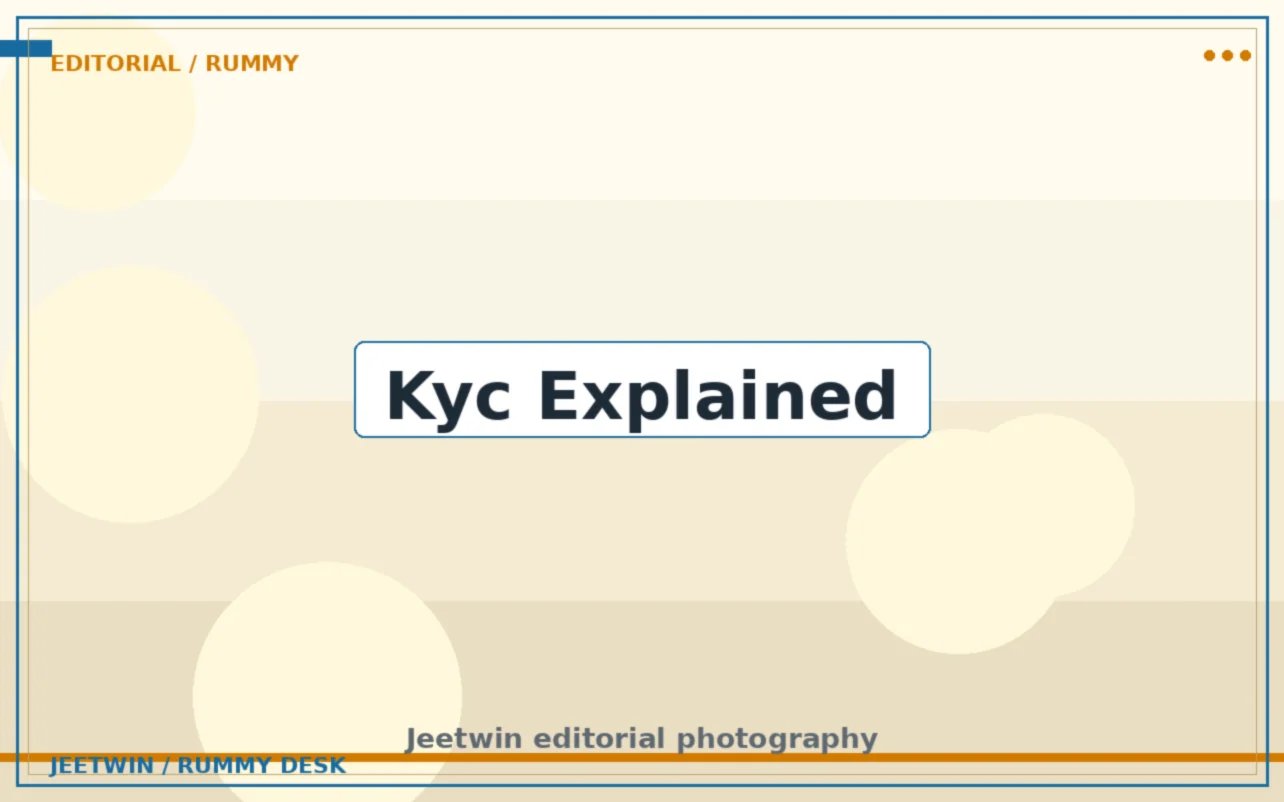 A wallet card next to a phone showing KYC upload