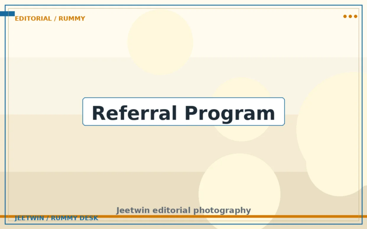 A phone showing a referral code being shared